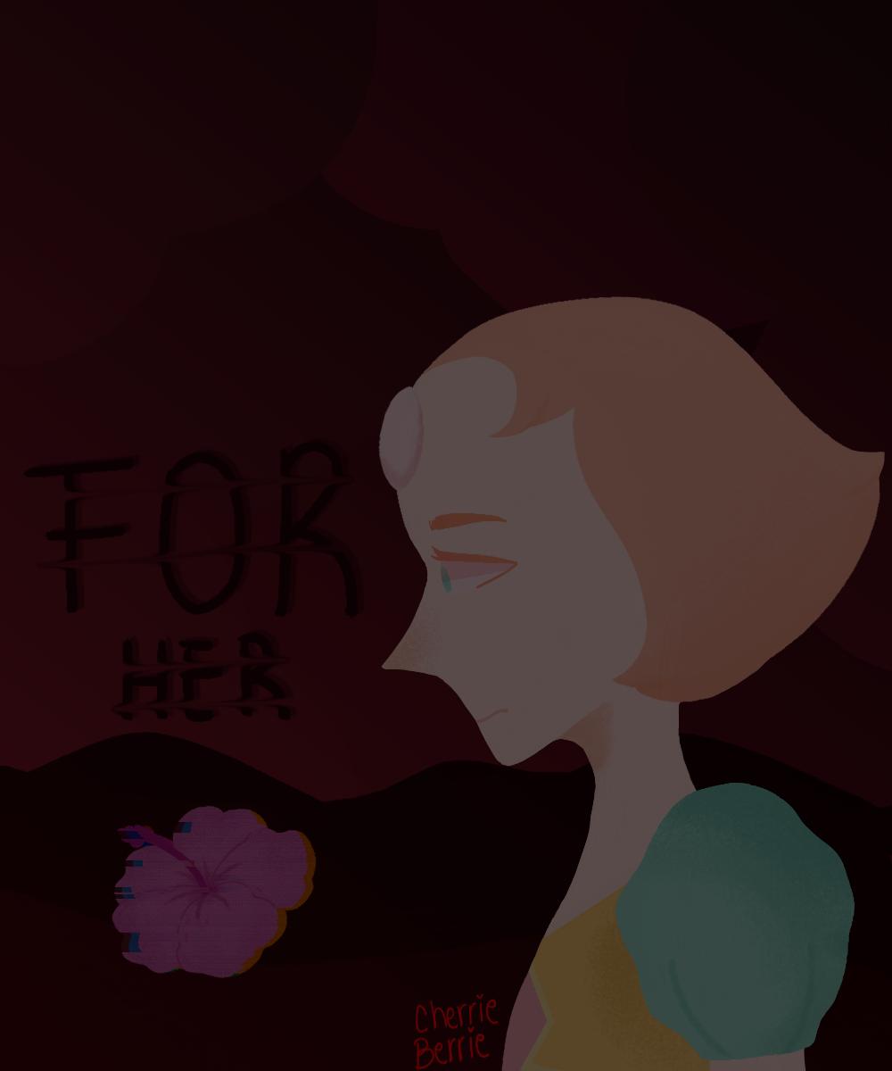 cherrieberrie_'s tweet photo. Do It For Her. 

This is my first post, I hope you like it! ♥

#StevenUniverse #ASinglePaleRose #Pearl https://t.co/f9NYYw4kCN
