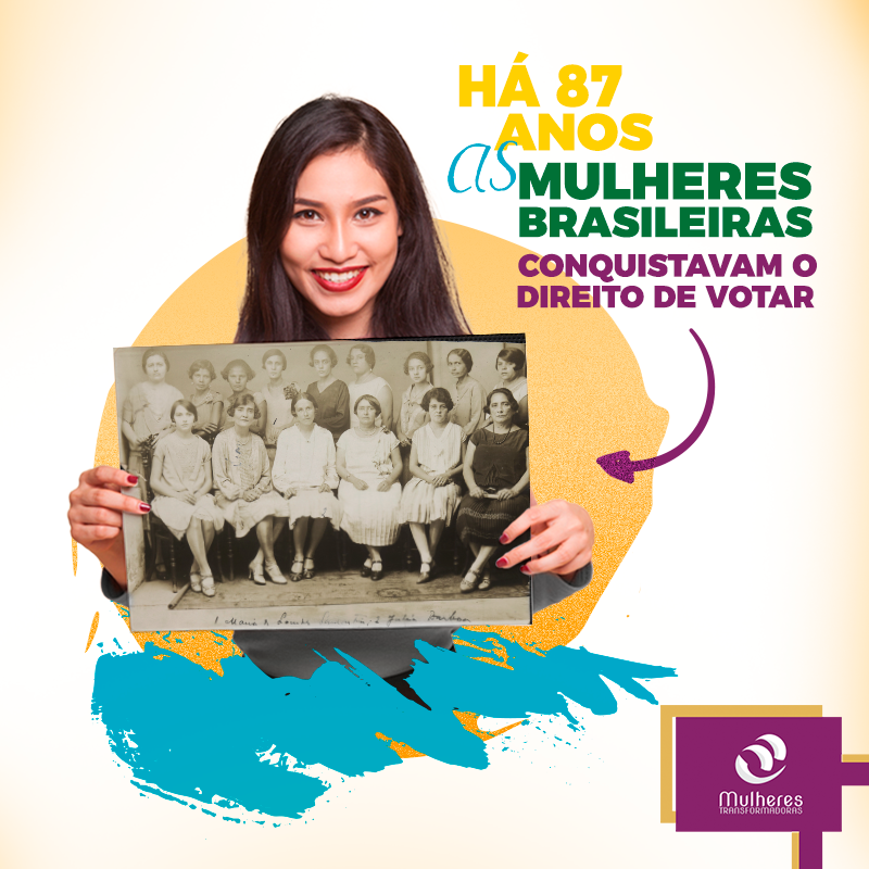 mtransformam's tweet image. A luta das mulheres brasileiras pelo direito ao voto teve início em 1891, quando foi rejeitada proposta de emenda à Constituição prevendo o direito de voto à mulher, mas, em 24 de fevereiro de 1932, o voto feminino no Brasil foi assegurado. #SejaTransformadora