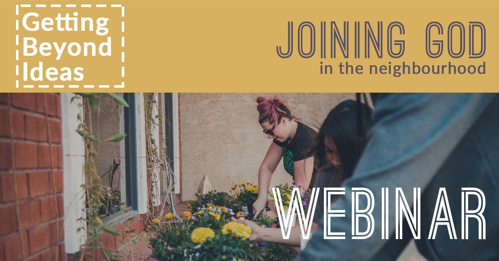 joininggod's tweet image. Join us for a Webinar March 7: How do you encourage your people to join God in the neighbourhood? Get beyond ideas to action. @alanjroxburgh @themissionalnet zoom.us/webinar/regist…