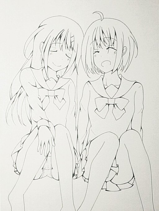 #百合好きさんと繋がりたい
#絵描きさんと繋がりたい
タグ失礼します!!
まだ線画ですが!
どんどん仕上げていこうと思います～ 