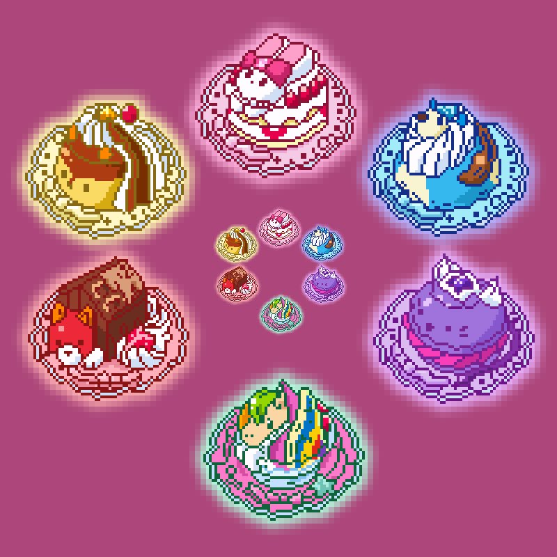 mappelond's tweet photo. キラキラ!🐰🐹🦁🐱🐶🦄
#キラキラプリキュアアラモード #プリアラ #プリキュア #kirakiraprecurealamode #preala #precure #kirakiraprecure #キラキラプリキュア #magicalgirl #魔法少女 #mahoushoujo #pixel #pixelart https://t.co/O8lSDemkcH