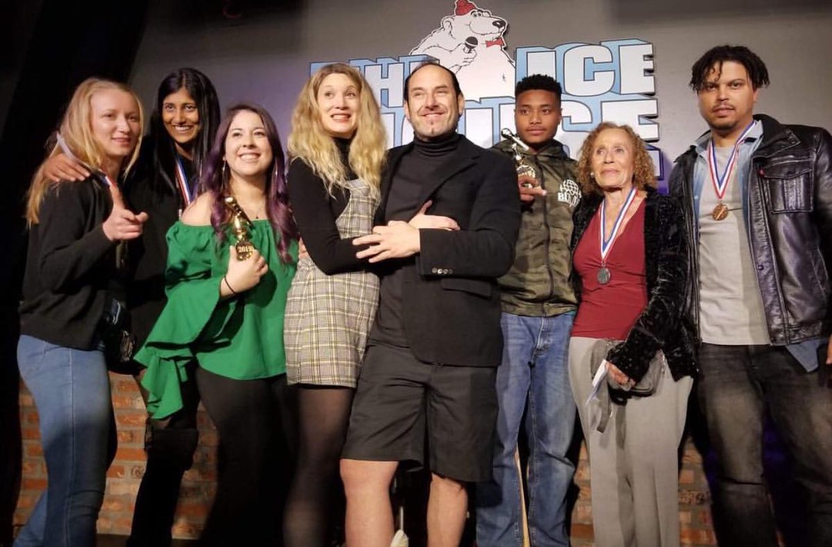 uscomedycontest's tweet photo. A huge congratulations to our top #winners of THE U.S. COMEDY CONTEST. 2 year and under winner @thejenngonzalez and headliner winner @hancockcomedy here with @goldenartistsla producers @rebekahkochan and comic/manager @dantethecomic #Comedy #comedycontest #funny #livecomedy #fun https://t.co/gv6AamzssF