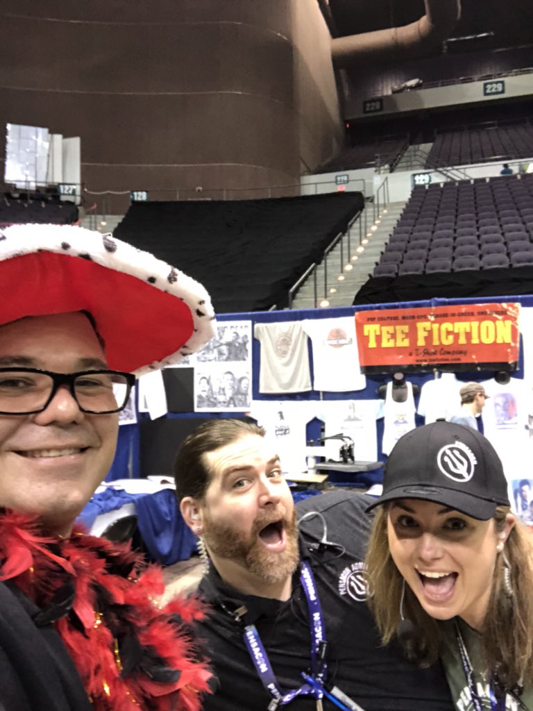 Just a few more minutes. Jackie &amp;Jason #Pensacon2019 #Pensacon