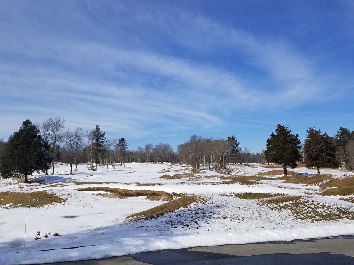 Some grass is starting to show and we can’t wait for this upcoming season!