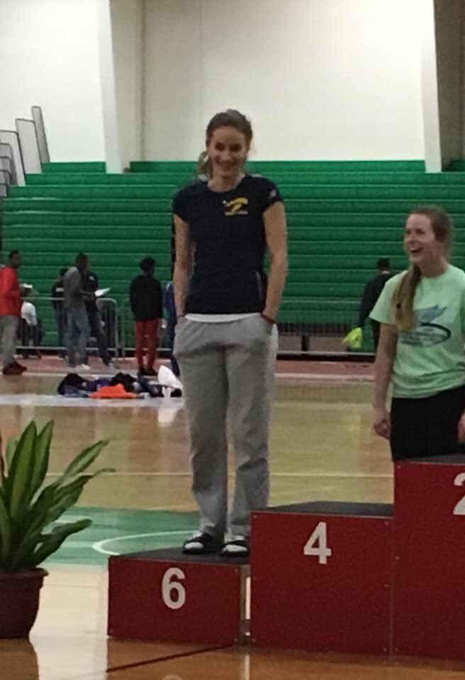 RAMSBoosters's tweet photo. Congratulations Jenna Spangler - All State Pole Vault! @RBSS_Track #RamPride https://t.co/yRADVgVseQ