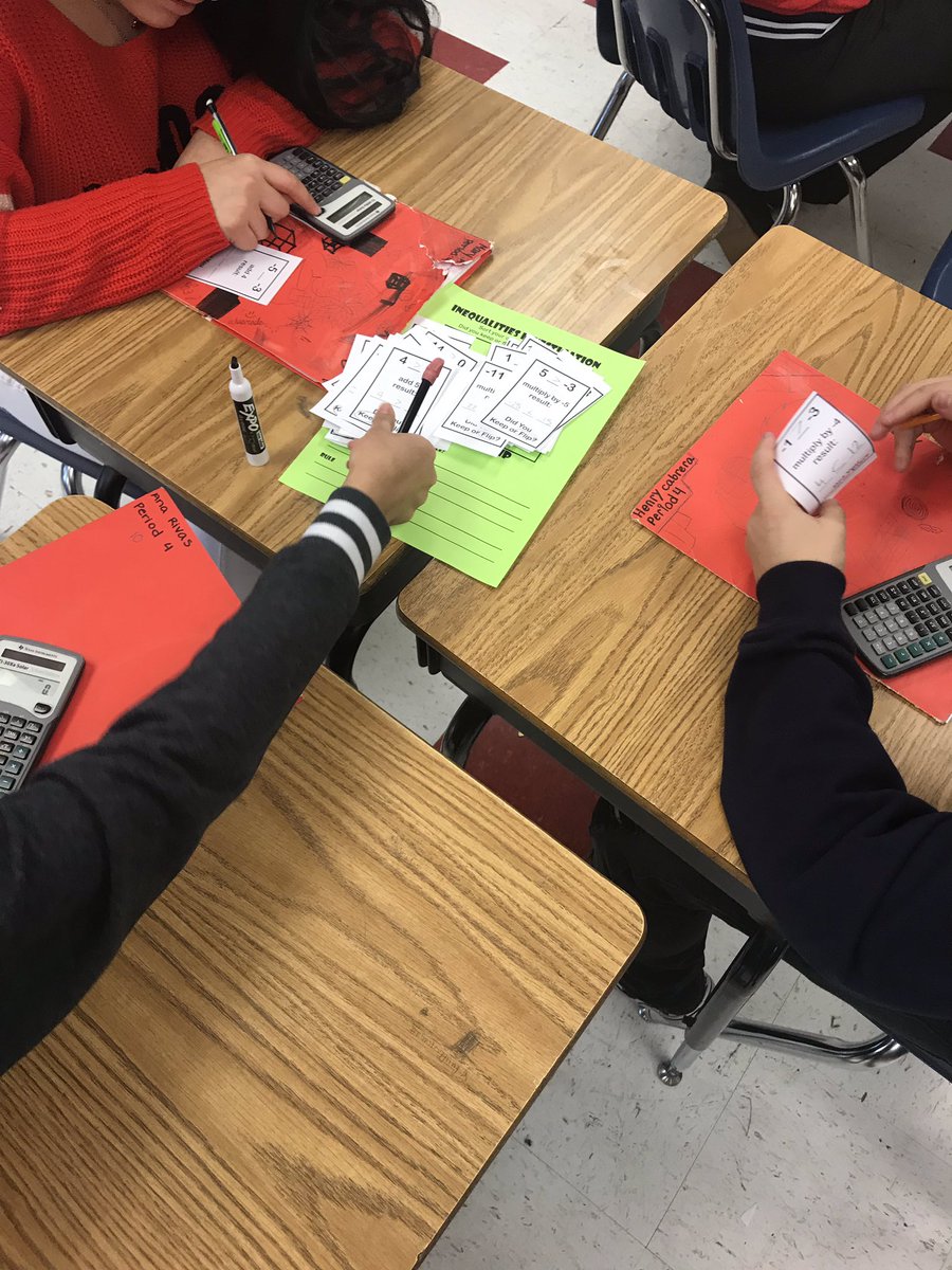MrsRoscioli's tweet photo. Today @SMS_TeamVT Pre-Algebra investigated inequalities! @StonewallMiddle #FabFunFeb https://t.co/0CVSpeIAj3