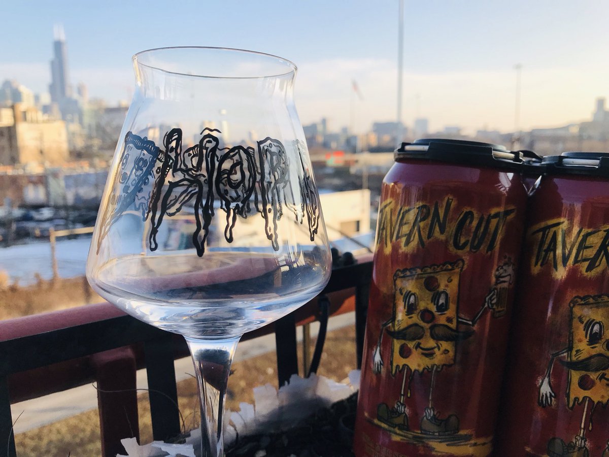 Friday ready: <a href="/HopButcher/">HopButcher</a> brews and proper glassware, accompanied by an impending <a href="/PieEyedPizzeria/">Pie-Eyed Pizzeria</a> Elote Pie feast.