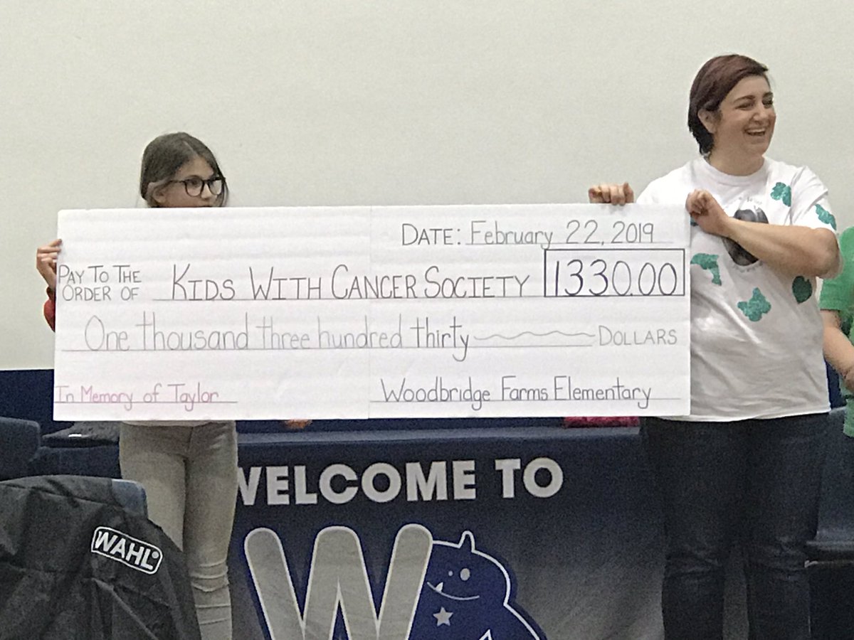 wbfschool's tweet photo. Thank you WBF community for your support with our bottle drive! What a great donation to Kids With Cancer. #WBFpride #WBFstrong #kidswithcancer https://t.co/FYyfxOAsM3