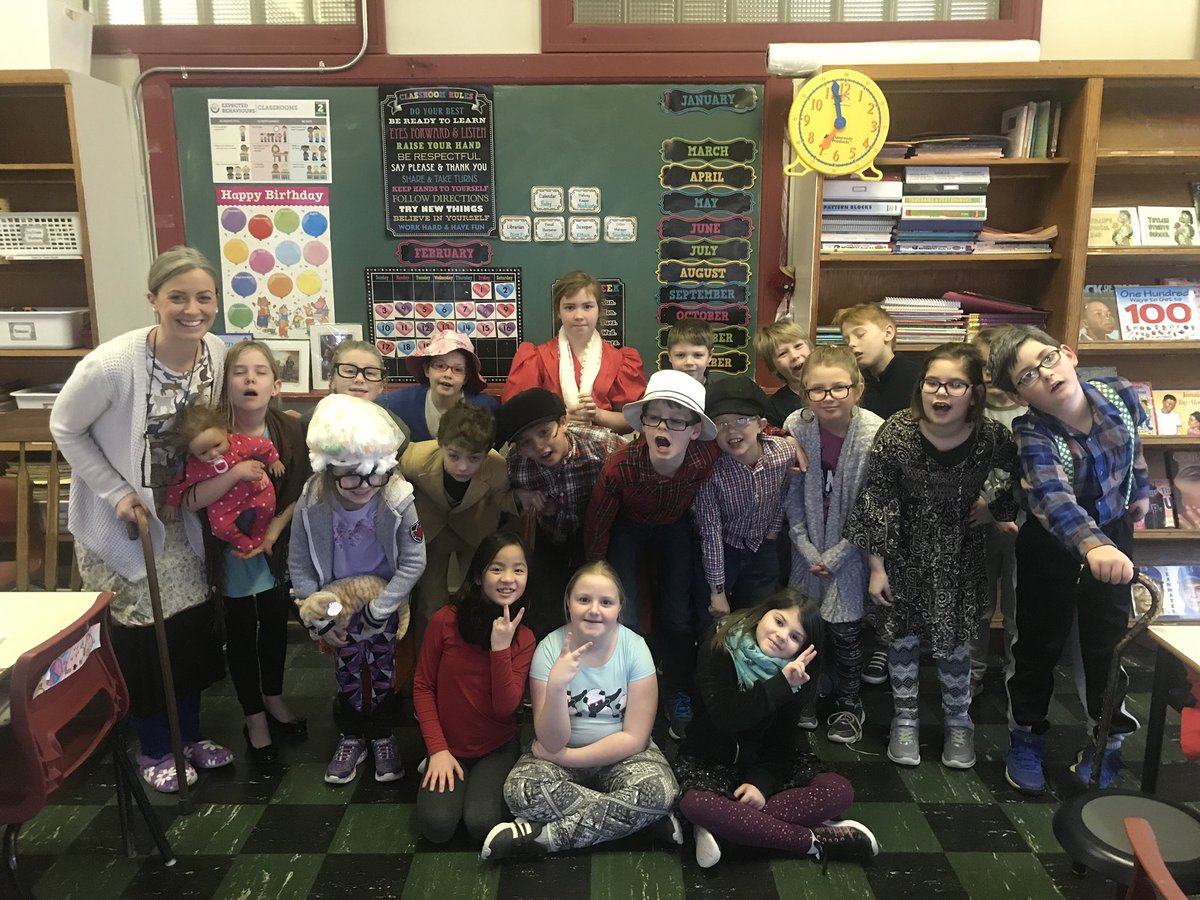 FHMAcademy's tweet photo. 100 days of school were celebrated this week.  Some of our students seemed to age overnight.😉 https://t.co/Wckh64GkhP