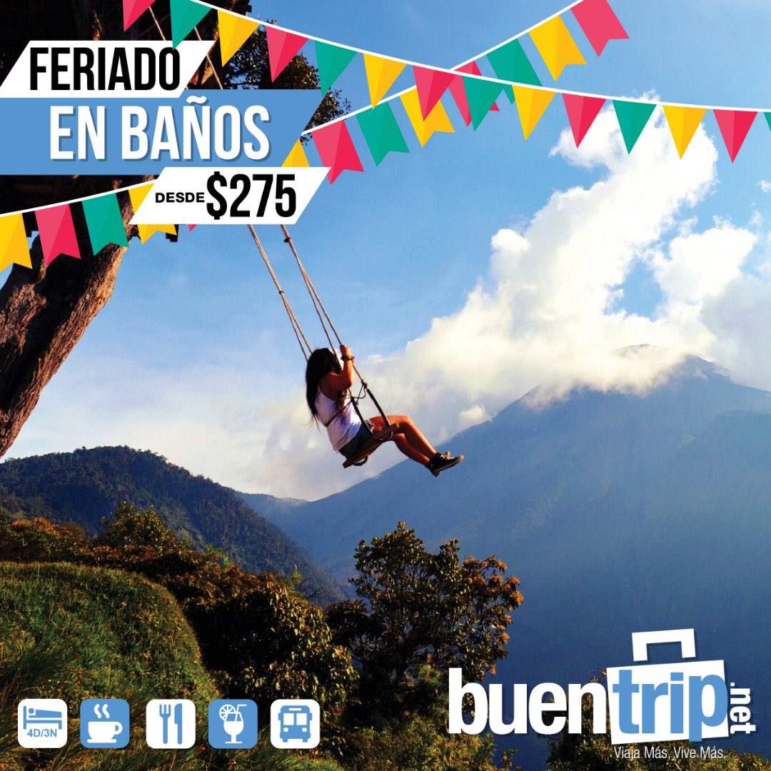 BuentripEC's tweet photo. 🥳Carnaval se disfruta en BAÑOS 😎Contáctanos: 0986051732-0983899045 https://t.co/0HcfrnNhgs