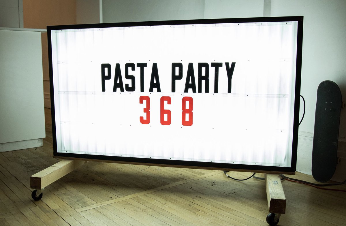 The 368 kitchen never smelled so good. Thank you <a href="/thefoodfreak/">Stephen Cusato</a> for the creators pasta party!