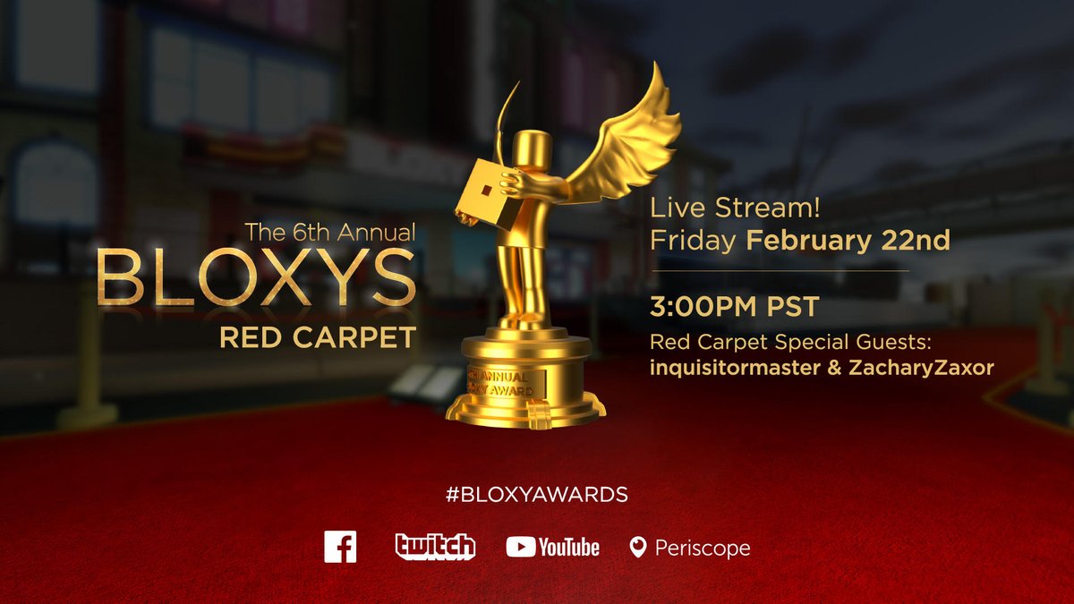 Bloxy News On Twitter Bloxynews Watch The 6th Annual Bloxyawards Nominees Walk The Red Carpet Right Now Https T Co Hh0orv47kq - twitter bloxy news on twitter bloxynews roblox has added a Bloxy News On Twitter Bloxynews Watch The 6th Annual Bloxyawards Nominees Walk The Red Carpet Right Now Https T Co Hh0orv47kq - bloxy news on twitter bloxynews roblox has added a