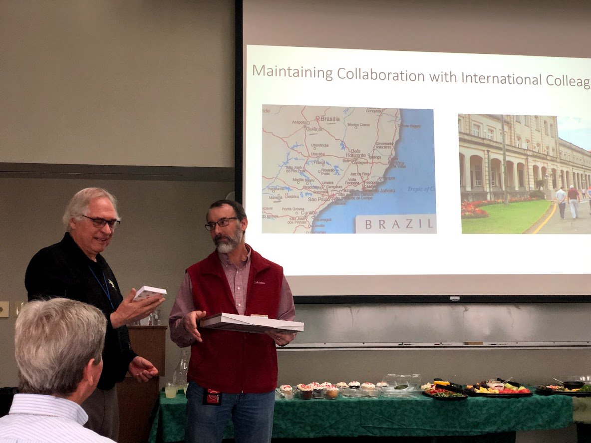 MrigankaDe2's tweet photo. Attended Dr. Doug Karlen's retirement party today. It's a great pleasure to work with him.
#soilhealth #usdaars #isuagronomy https://t.co/Ohjwg3aX0Q