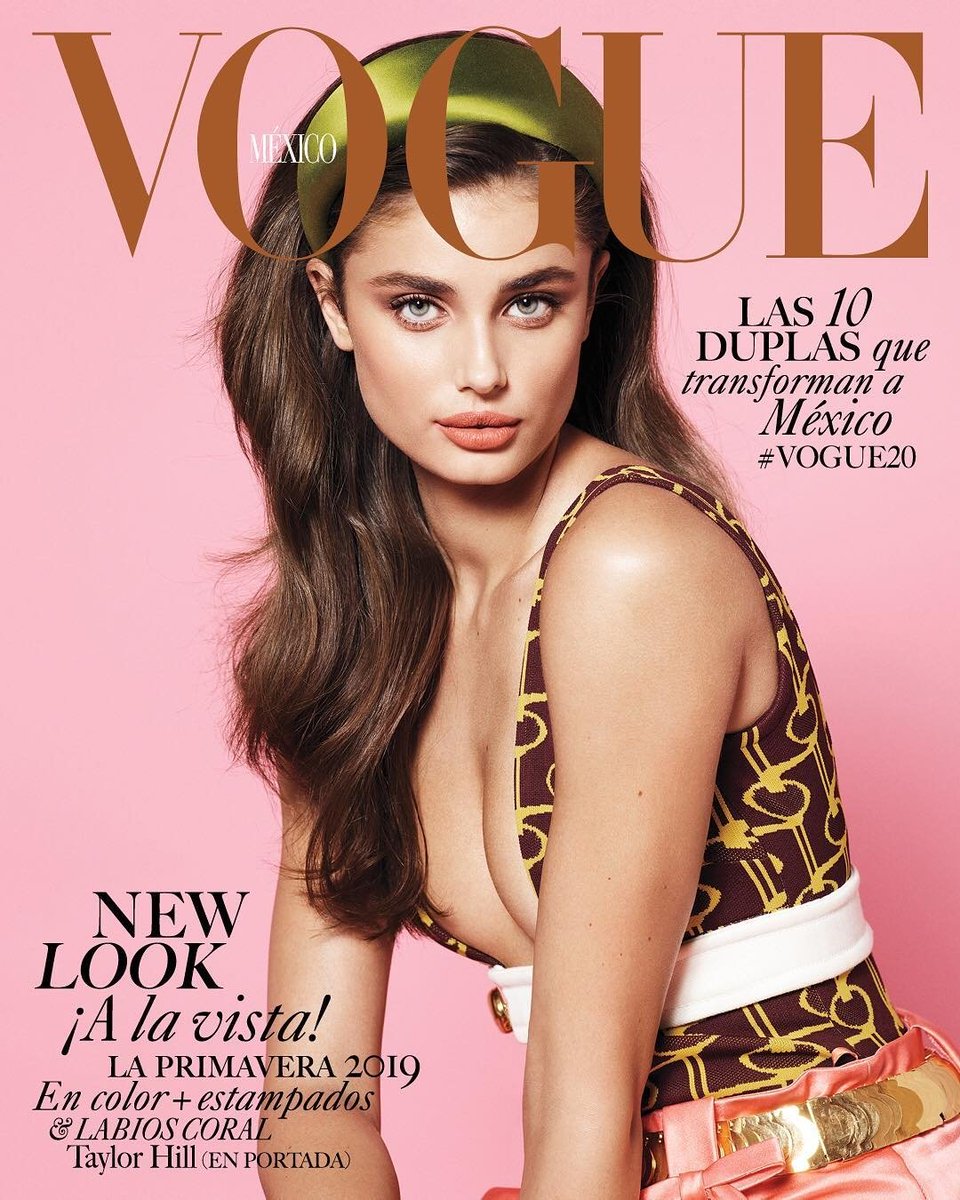 女性情報誌 Vogue Mexico March 2019 Taylor Hill Taylor Hill for Vogue Mexico - March 2019 #taylorhill #vogue