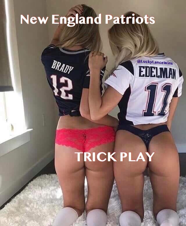 LuckyLanceWins's tweet photo. When Robert Kraft calls a trick play...
#paytriots #robertkraft
#tb12 #kraftarrested
#Staxonstax #Dodamage
#Trendbetting #PokerKnights
#newengland #patriots https://t.co/YyhMqsyCXE