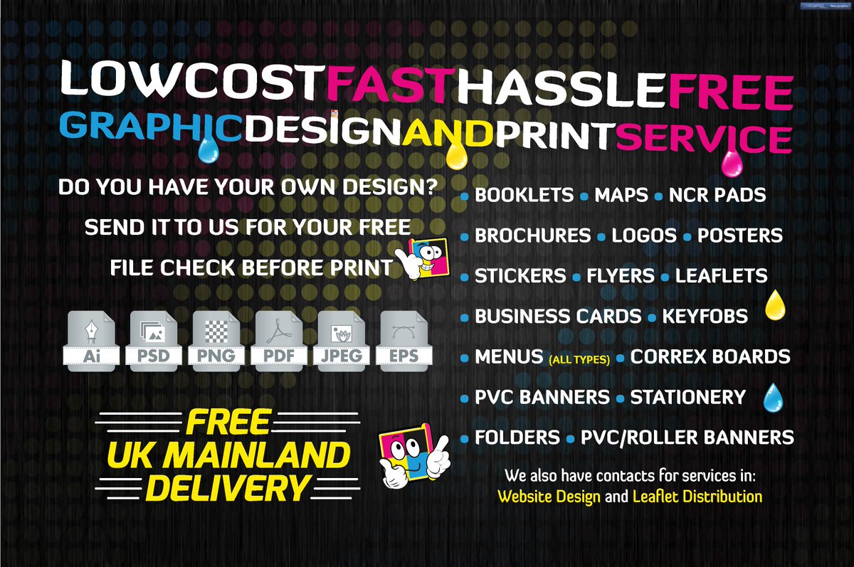 BizEdition's tweet image. Low-Cost #GraphicDesign and #PRINTING Services for the Whole of the UK - We also have contacts for Website Design (local) and Leaflet Distribution (nationwide). #udobiz #PSTM #CityBiz #PromoBiz #Like2 #Tweet4u #ubonline #happybiz #bizrt #UKBusinessRT