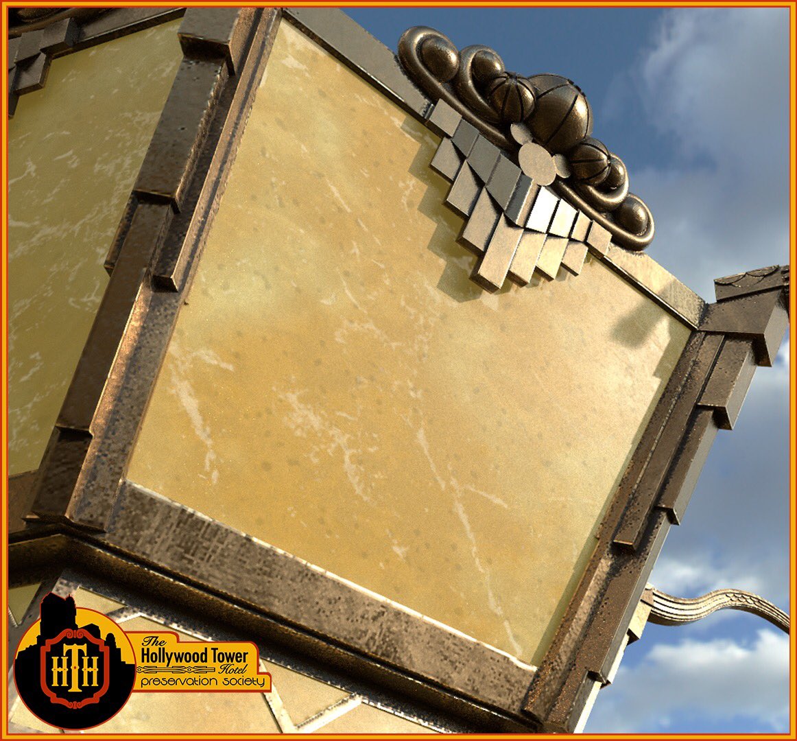 hthpreservation's tweet photo. The Tower is full of beautiful Art Deco pieces. Featured here is the lobby’s grand chandelier, a great example of some of the detail we’ve been putting into every inch of this ambitious project! #towerofterror #Disney #disneyparks #unrealengine4 #artdeco #hthpreservationsociety https://t.co/xLmigABcSm