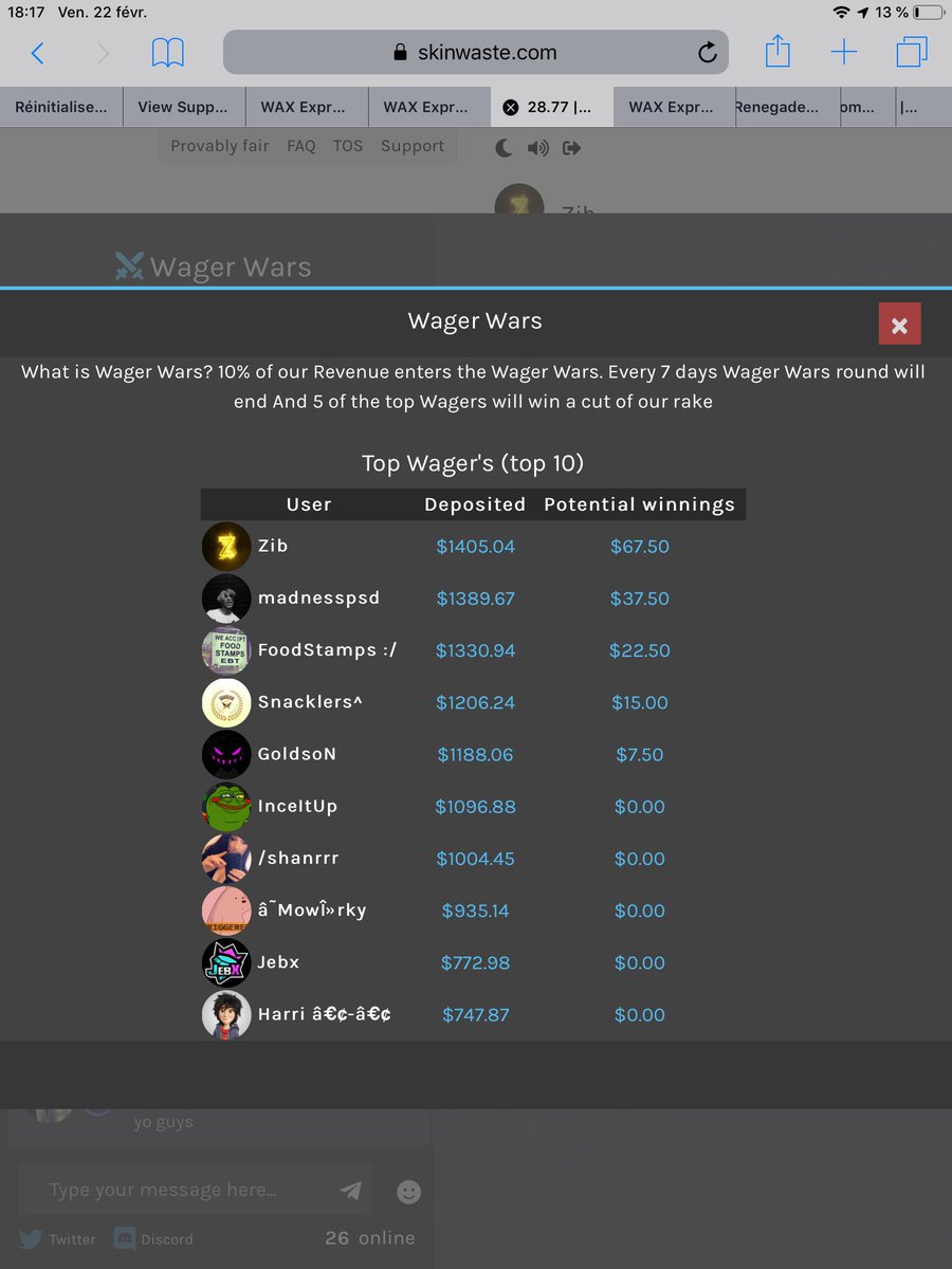 idkmyhandle's tweet photo. Xd every others participants had 7 day to participe and I played 2 hours and already got first place xd https://t.co/x3VJjxpAa3