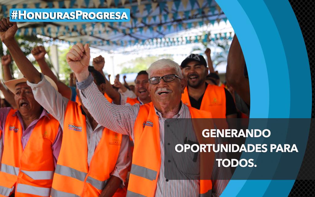 Gobierno del Presidente <a href="/JuanOrlandoH/">Juan Orlando H.</a> genera muchas oportunidades de empleo.

#HondurasProgresa