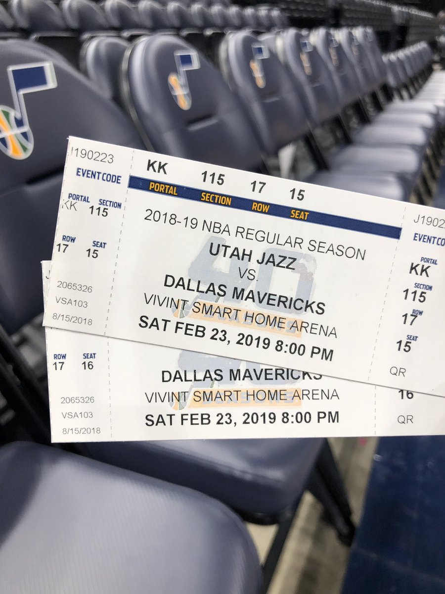 🚨TICKET GIVEAWAY🚨

We are giving away 2 tickets to tomorrow’s <a href="/utahjazz/">Utah Jazz</a> vs. Mavs game! 

To Enter: 
1️⃣ Follow <a href="/jazzteamstore/">Utah Jazz Team Store</a> 
2️⃣ Like &amp; Retweet
3️⃣ Tag a Friend

(Winner will be DM’d by 2pm tomorrow)