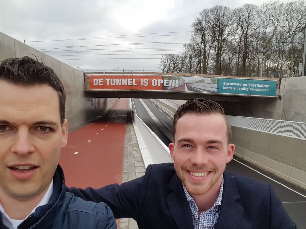 Samen met <a href="/oostersven/">Sven van ‘t Ooster</a> al even de route verkend voor de opening van de tunnel. #harselaartunnel