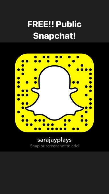 Follow my free⭐️ public #Snapchat Username: sarajayplays 🤳For my premium extra dirty one go to 👉https://t