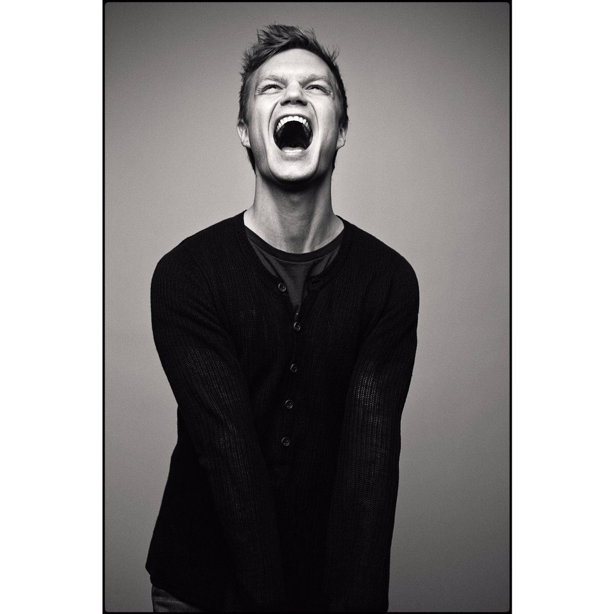 A portrait of actor Johan Hallström, I shot some nine years ago in my old studio. Great guy!