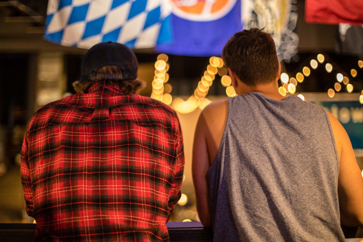 Believe it or not, these guys are talking about the tenants of national socialism. Start your bromance in @rinoart and head to the beer hall for @bierstadtlager, starting at $10 for a whole f*cking LITER. #lagerhard