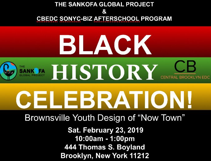 SankofaGProject's tweet photo. The .@OwnBrownsville1 #students have named their #futurecity. The initial draft #design of “Now Town” will be celebrated tomorrow at #CBEDC!! #BuildYourOwnWakanda #BlackHistoryMonth https://t.co/4JZKSZ4YQL