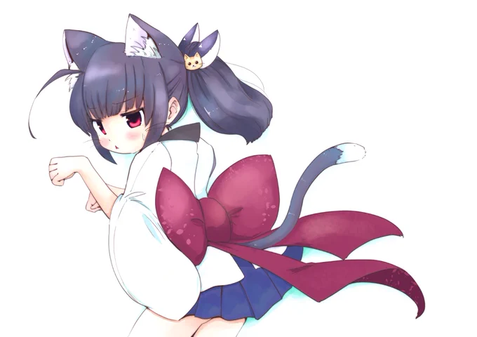 おかしい...去年描いたにゃんにゃんきりたんの方がかわいい...なんで...?? 