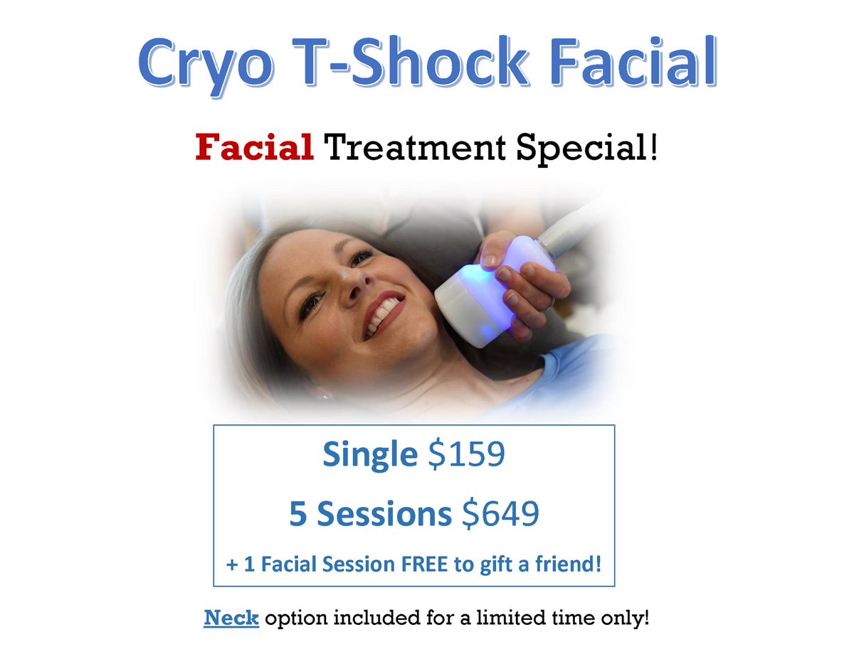 ExpressCRYO's tweet photo. Anti-Aging Full Facial SPECIAL is going on now!! This Special will be running for TWO weeks so make sure you get in on this amazing deal! https://t.co/spVI9sFwru