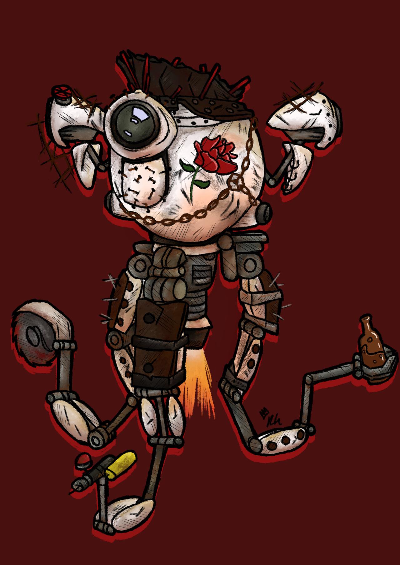 Fallout Have You Make Friends With That Deathclaw Yet Fallout76 Rose Fan Art By Robin Kingsley Fanartfriday Source T Co Lbohovfc64 T Co Glmqowren3