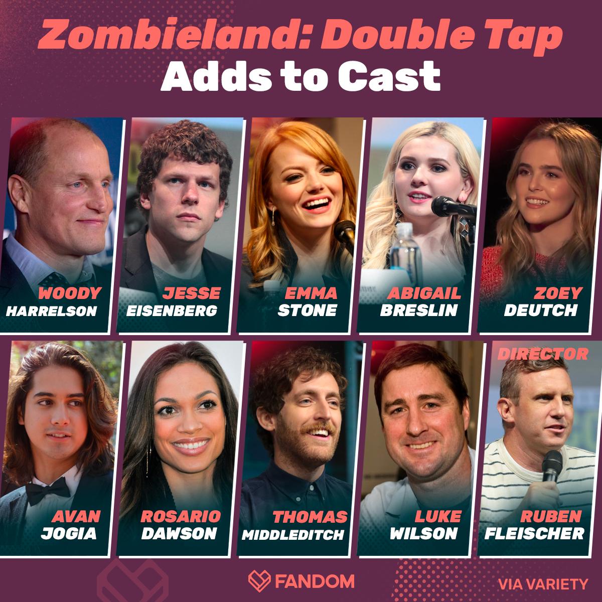 Fandom on Twitter "The 'Zombieland Double Tap' cast is a great one