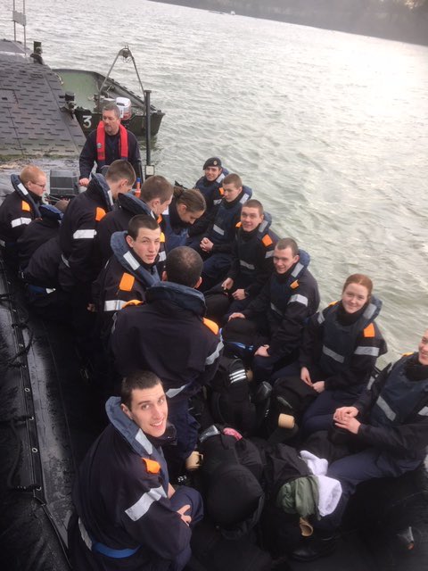 HMS_Raleigh's tweet photo. #Fisher28s finish their penultimate week with a 3 day exercise. This allows the recruits to consolidate and be tested in an array of skills covered in the previous 9 weeks, finishing off with a taster of what they could expect when on disaster relief tasking. 
 #1weekAndCounting https://t.co/8rrdDhAVMq