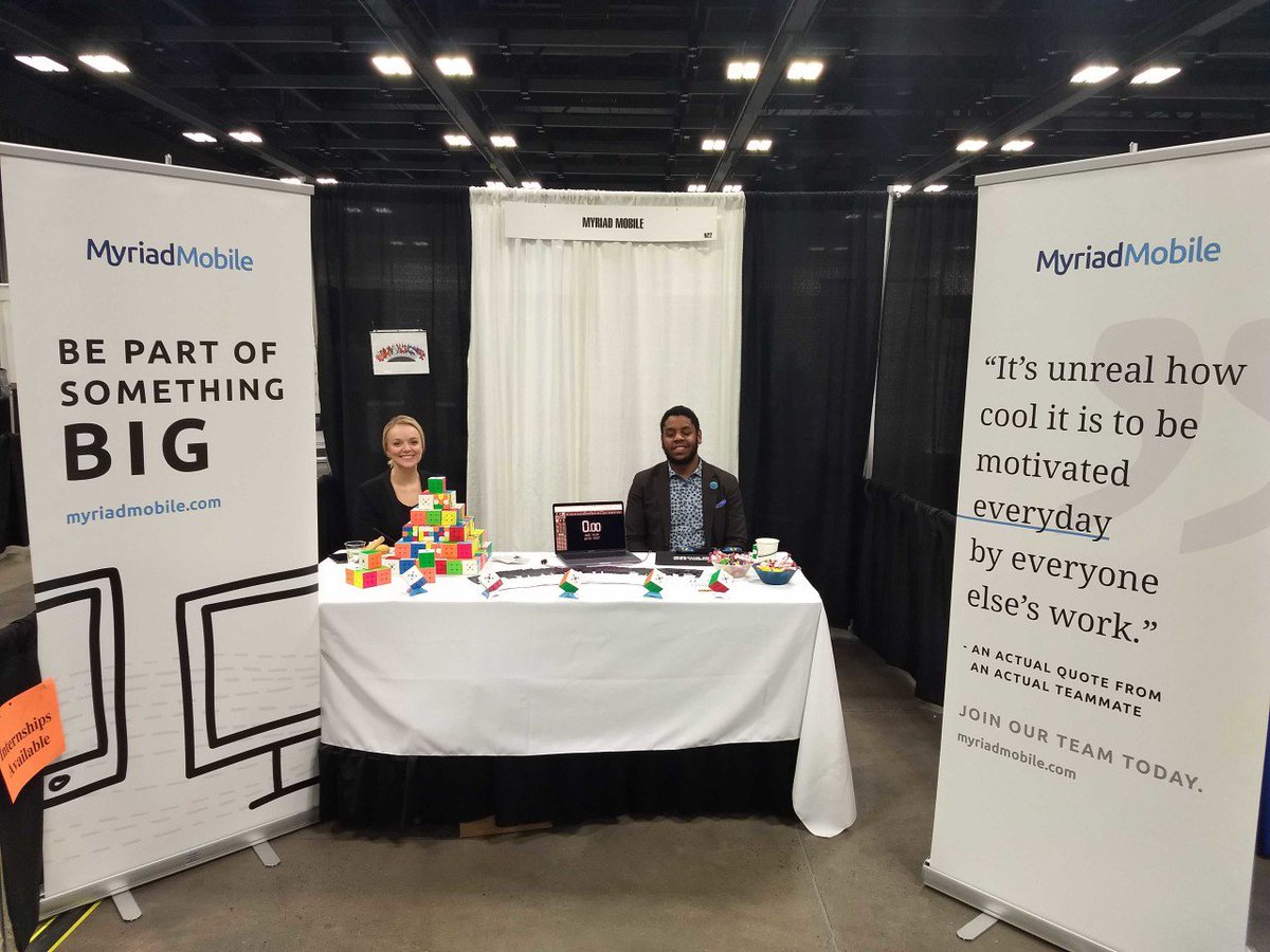 Hey University of Minnesota Gophs, #teammyriad is seeking out talented folks while at the U of M Career Fair. Be sure to stop by and get to know us! 

Open positions here: bit.ly/2xE3HW8