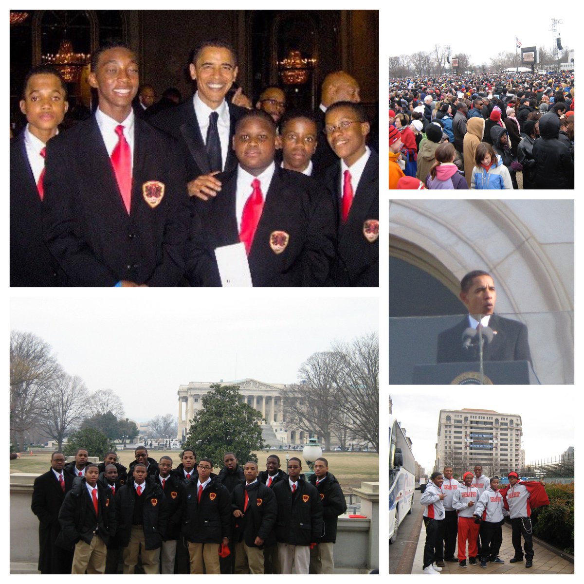 UrbanPrep's tweet photo. Check out these #UPflashback photos with our students and former President Barack Obama! A group of student met him in 2007 as Senator Obama, and another group had the pleasure of attending his 2009 presidential inauguration.
#LittleObamas #WeBelieve https://t.co/JO48ObaOVR