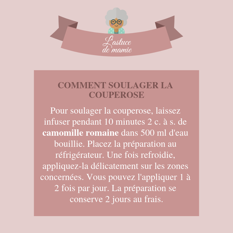 Problème de couperose ? Heureusement mamie a plus d'un tour dans son cabas 👵