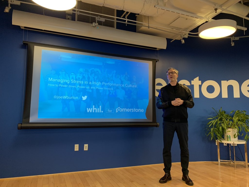 CornerstoneInc's tweet photo. In honor of #TBT, we're taking it back to last Thursday and our first #CSODDevDay of 2019! We had an action-packed day full of learning and laughing with our #Cornerstars around the globe! Special thanks to @JoeWBurton of @WeAreWhil and @kimmytaylor of @Clustermfg for joining us! https://t.co/bwQtsdAPLQ