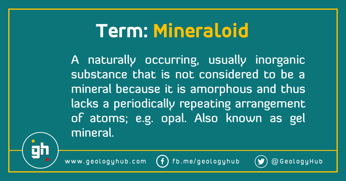 GeologyHub's tweet photo. What is the Difference Between a Mineral and a Mineraloid?
Read at - https://t.co/zlfc2zM7Q5
#geology @GeologyTime @AZGeology https://t.co/JsyyAlXf63