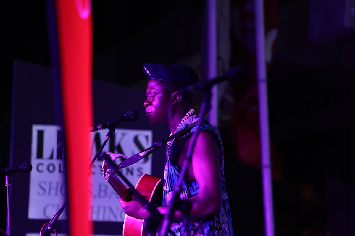 StanbicBankGH's tweet photo. @nenenarhsoul is our first performer this evening and his angelic voice giving us chills.
#Nostalgia #StanbicJazz https://t.co/imT6rpAfAR