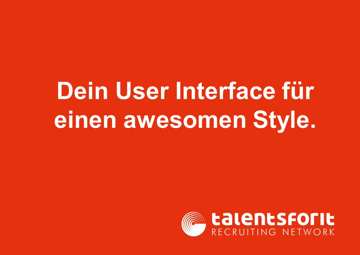 talents_for_it's tweet image. Dein #User #Interface für einen #awesomen #Style // Du möchtest am Interface von Prozess-Lösungen für den Pharmabereich auf #OpenSource Basis arbeiten? Dann haben wir hier den richtigen #itjob für Dich: ow.ly/Ezri50lY0ol

#frontend #frontenddevelopment #html #css #html5
