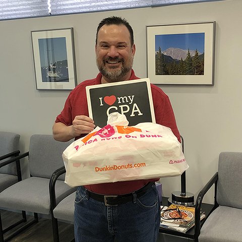 LBG_CPAs's tweet image. A client brought us fuel for busy season. Thanks Dr. DalBon! #NomNomNom #ILoveMyCPA #CPALove