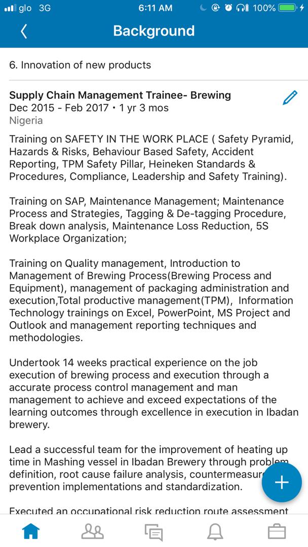 swi_online's tweet photo. 2. All your experiences and education role should be filled in details with everything it entails
#SWIEmployabilityTraining #2019 https://t.co/G5DddNRNSp