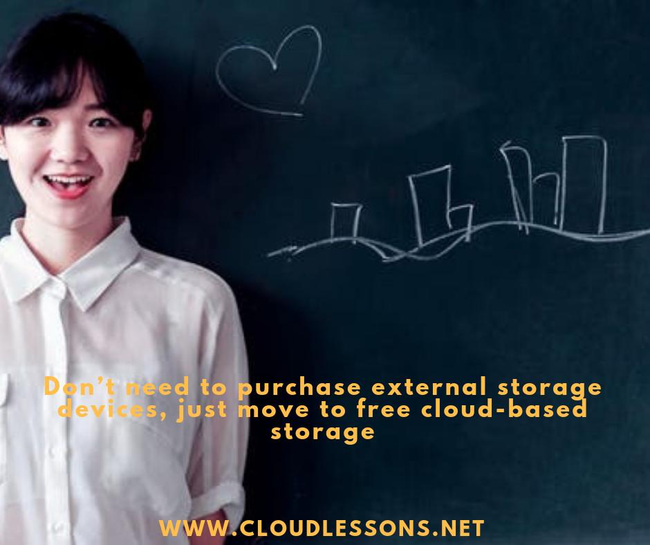 Now students don’t need to purchase external storage devices as there are plenty of companies, like Google, that offer free cloud-based storage.

buff.ly/2y4ZU15 #cloudplatform #student #studyonline #OnlineCourses #EducationForAll #edtech #elearning #cloudstorage #EDU