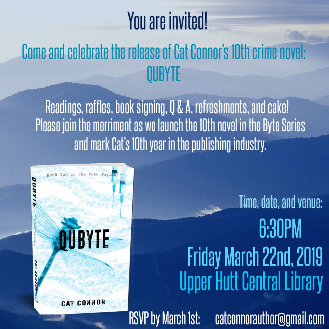 catconnor's tweet image. It's 27 days until the paperback of #Qubyte launches, I'm already freaked out. This is a big one it's also a bit of a nightmare. #MyKnight feels horrible about not being here but we'll be together 3 days later in Perth, so there's that :) #TickingShitOffTheList