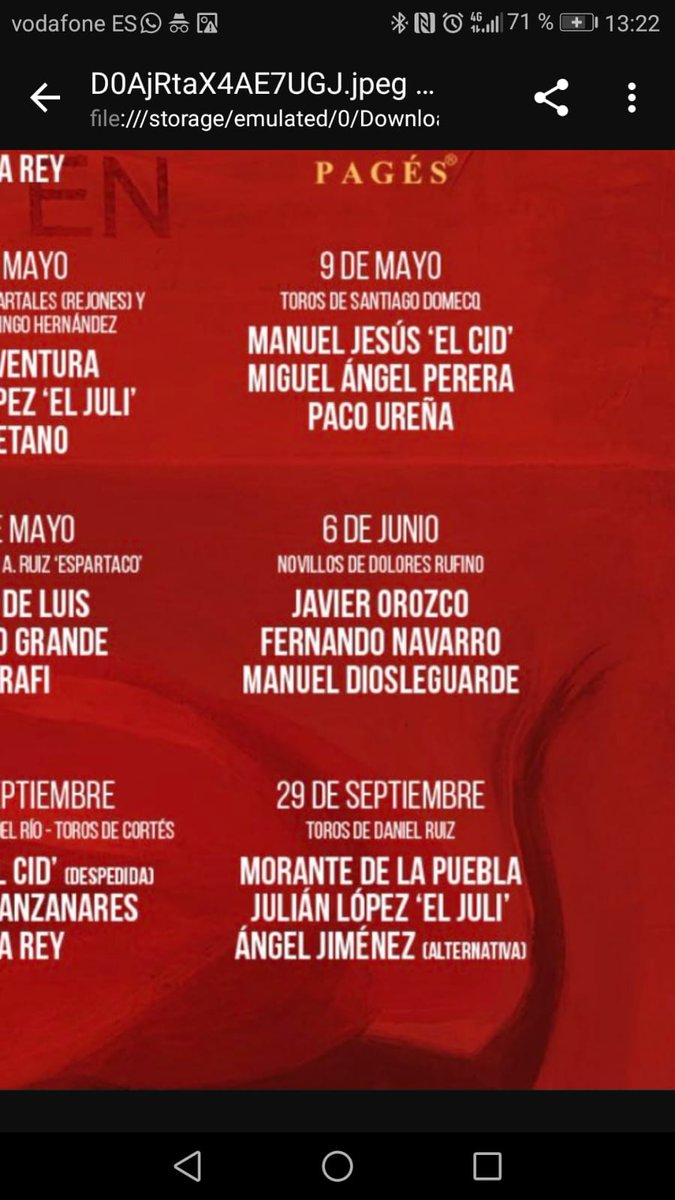 Todo llega. El 6 de junio debuto en la plaza con la que soñamos todos, SEVILLA <a href="/maestranzapages/">La Maestranza-Pagés</a>