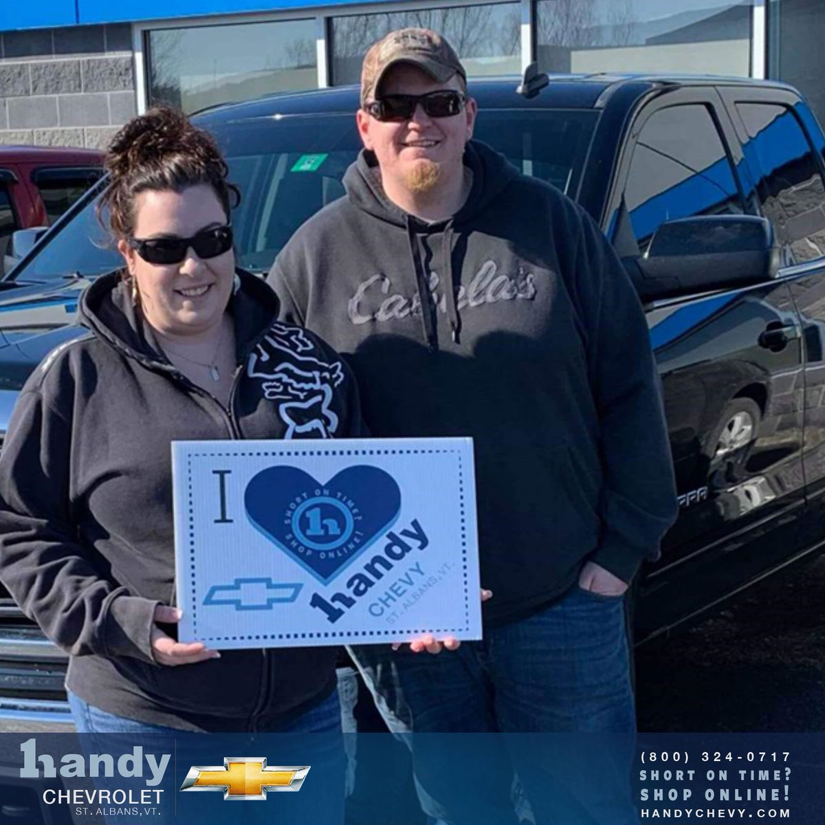 HandyChevrolet's tweet photo. Congratulations Casey on your 2014 GMC Sierra from Brendon. It was great working with you and we hope you stop in to say hi when in for service and or just to stop in to say hi.#HandyChevrolet #Shortontimeshoponline https://t.co/H5OFkI6WPK