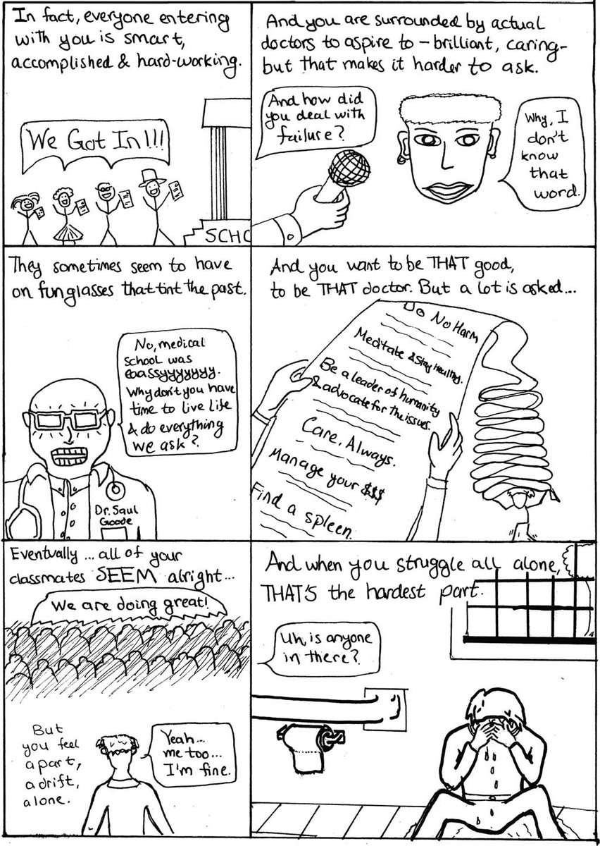 AnnalsofIM's tweet photo. "What It Is Like" by Gazi M. Rashid https://t.co/mtoKTCuDOQ. #AnnalsGraphicMedicine #GraphicMedicine #MedComics https://t.co/i0zfVmmnur