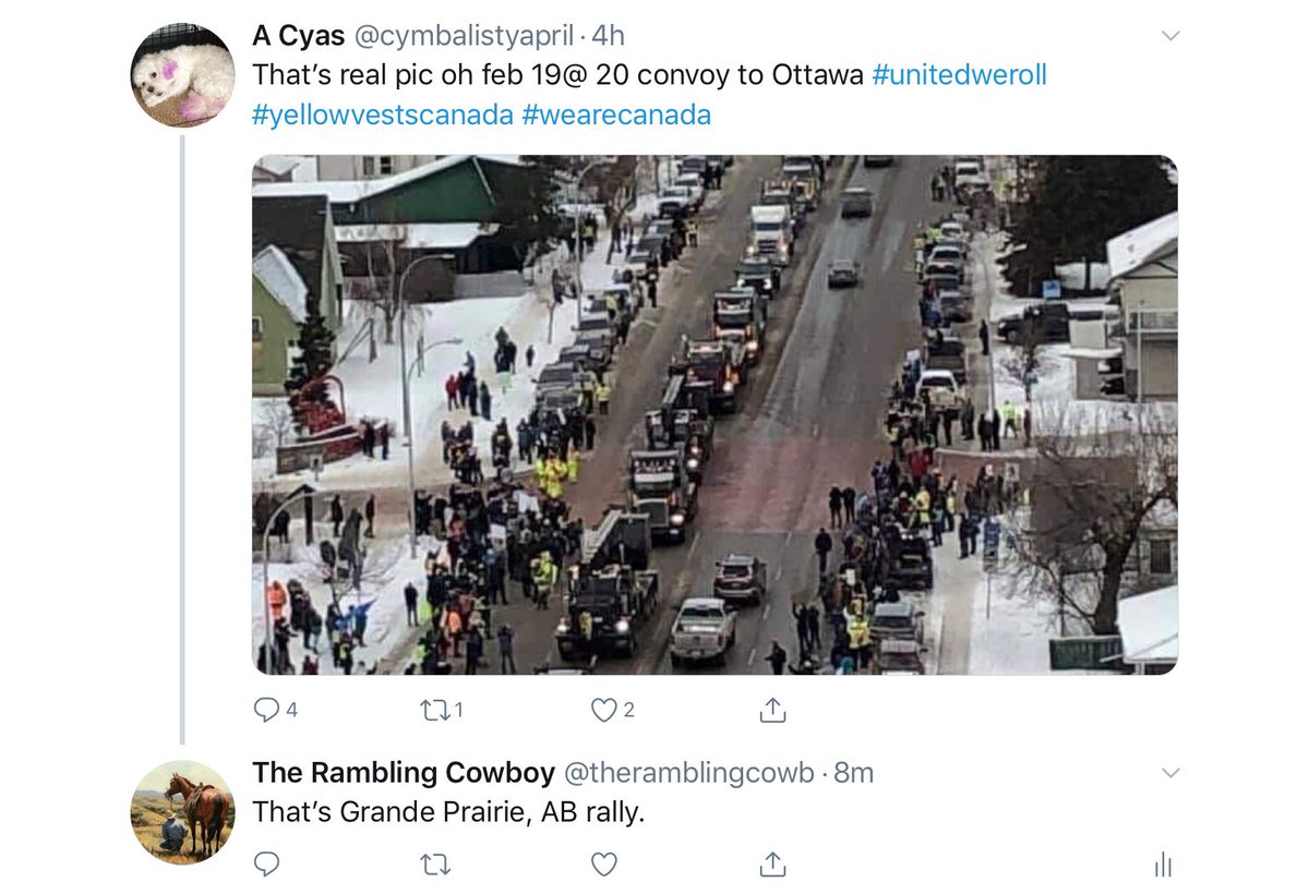 theramblingcowb's tweet image. It’s a real pic alright. Unfortunately it’s really Grande Prairie, AB back in December. Not Ottawa in February. #spinfail for #unitedweroll @VestsCanada