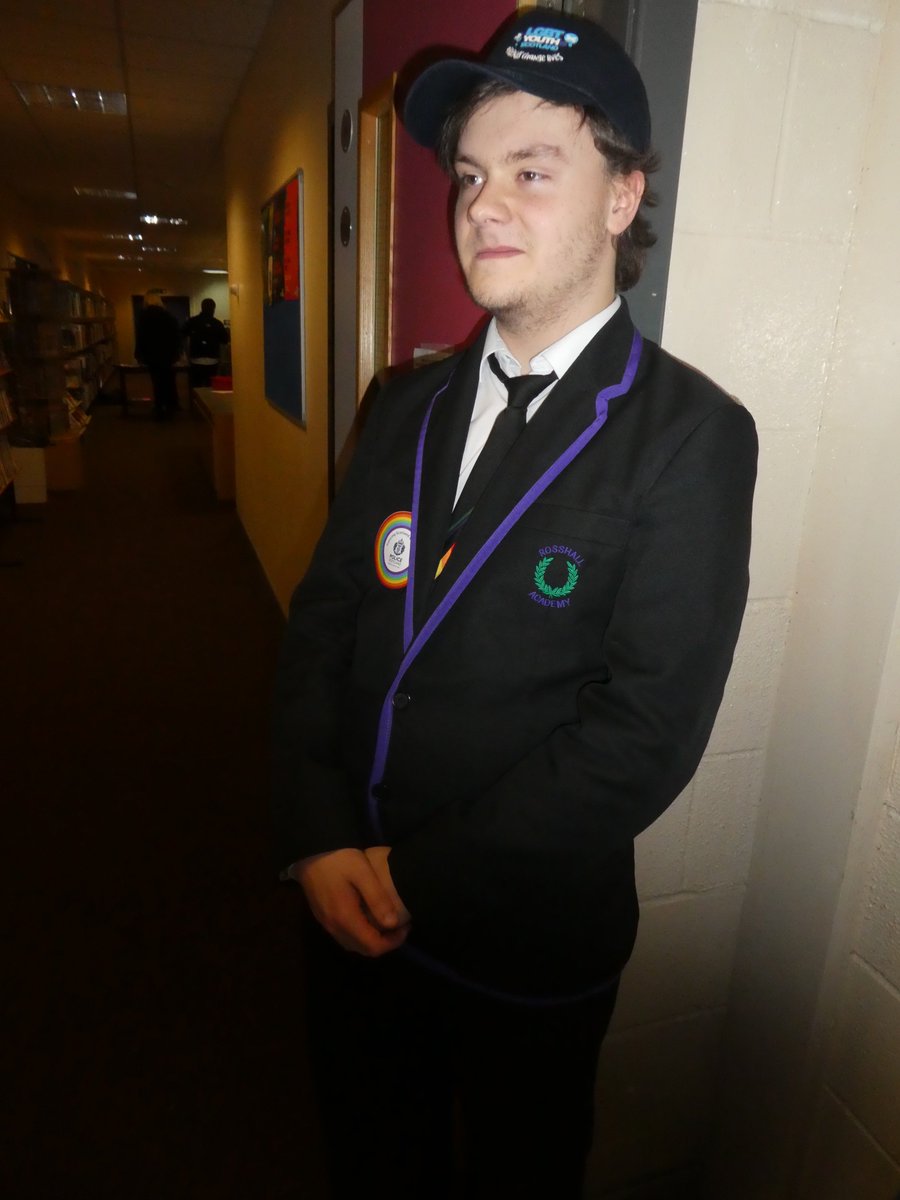 Thank you so much Seniors Equalities Group &amp; BIG Cheer for Miss Rowbottom for representing the LGBTYS Information. A year of Friday evening meetings, what commitment for the cause. <a href="/RosshallAcademy/">Rosshall Academy</a>  @LGBTYS <a href="/moveonscotland/">Move On</a>